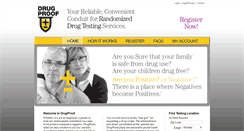 Desktop Screenshot of drugproof.net