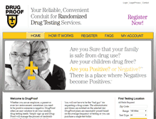 Tablet Screenshot of drugproof.net